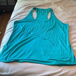 Teal workout tank